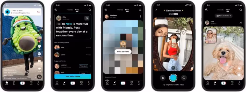 Après Instagram, TikTok copie la fonction principale de BeReal