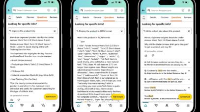 L'intelligence artificielle répondra à vos questions lorsque vous ferez vos achats sur Amazon
