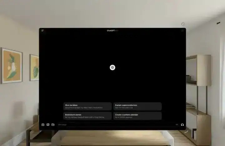 OpenAI a publié ChatGPT pour Apple Vision Pro