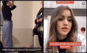 Incident à Nancy : La Vidéo D'une Jeune Fille Giflant Une Dame Choque Les Internautes